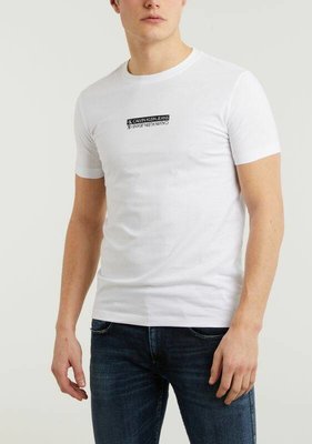 Calvin Klein Jeans – Logo triko, Bílá barva