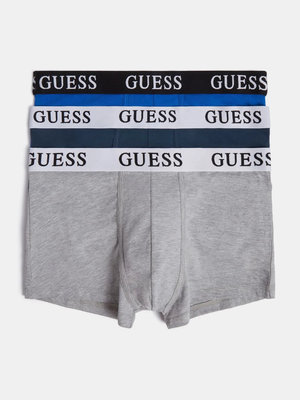Boxerky 3ks – Guess, Modrá, Navy, Šedá barva Muži