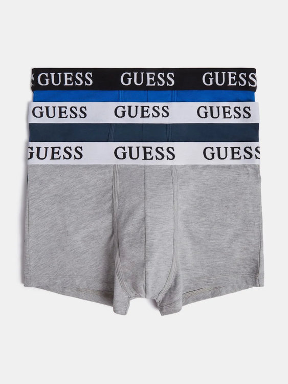 Boxerky 3ks – Guess, Modrá, Navy, Šedá barva Muži