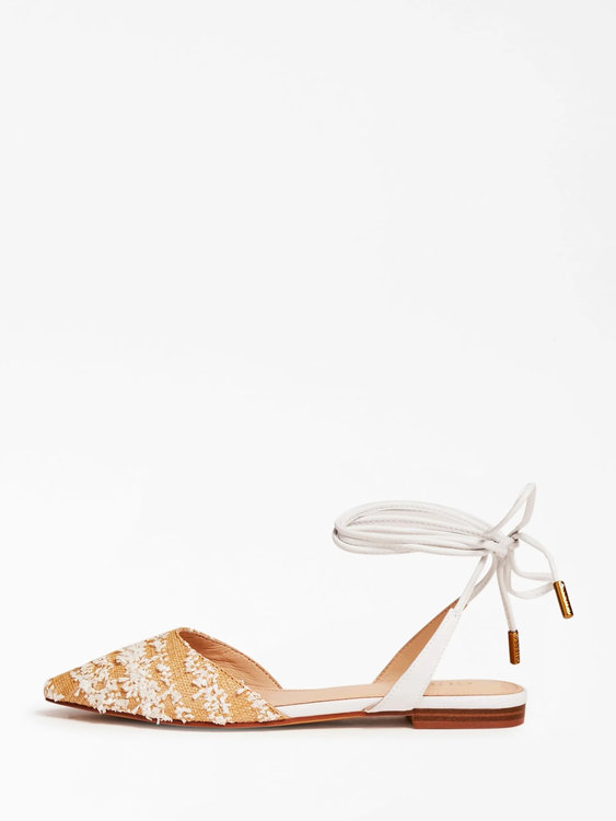 Carlas sandály – Guess, Béžová barva Ženy