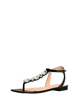 Guess – Sefora sandálky, Černá barva