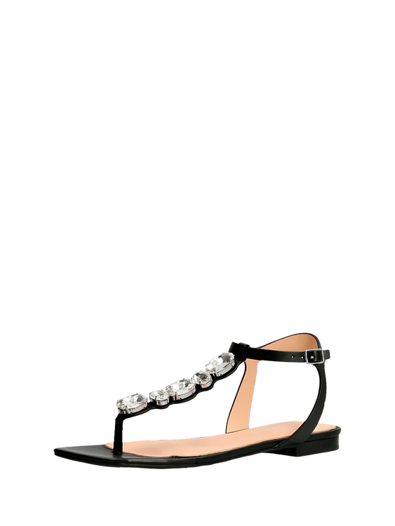 Guess – Sefora sandálky, Černá barva