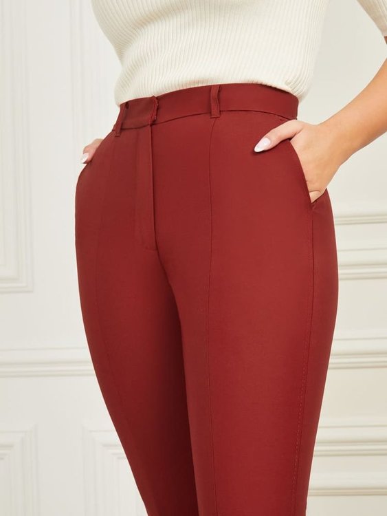 Hollywood kalhoty Červená barva Ženy