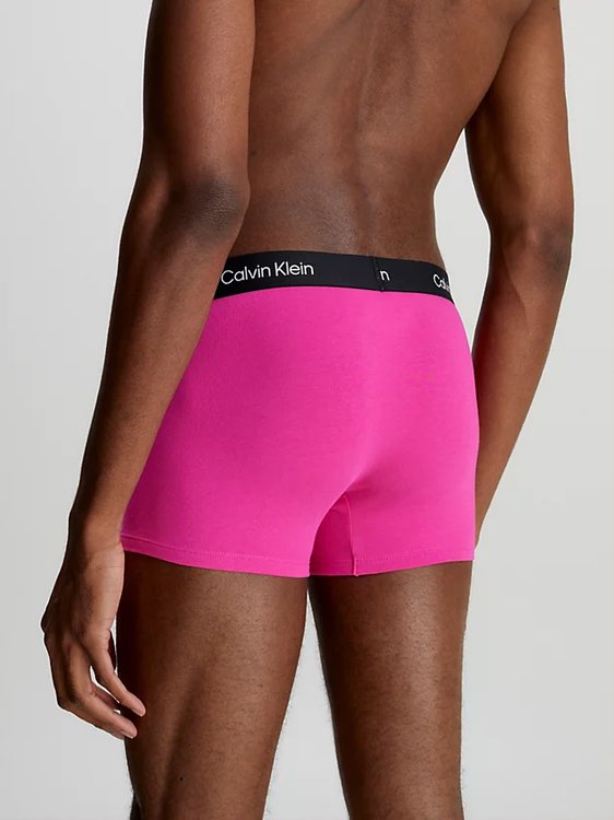 Módní 96 Cotton trenky 3ks, Růžová, Zelená barva, 2023