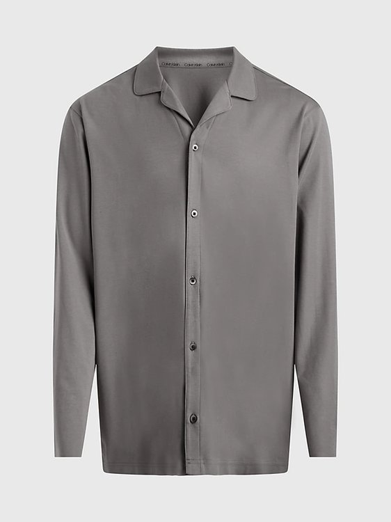 Black Sleep pyžamová košile Šedá barva Muži