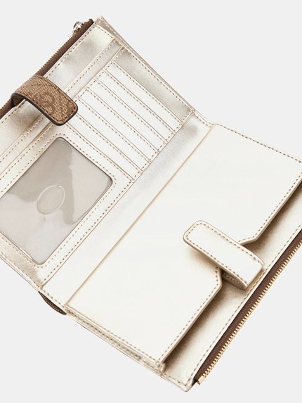 Módní Noreen střední peněženka, Béžová barva, 2024