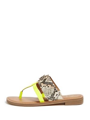 Genera žabky – Guess, Béžová, Hnědá, Žlutá barva Ženy