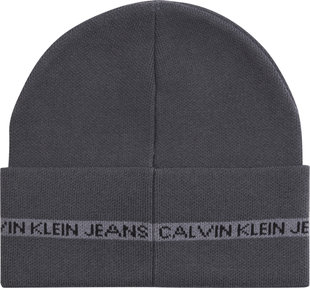 Luxusní Monogram beanie, Šedá barva, OS