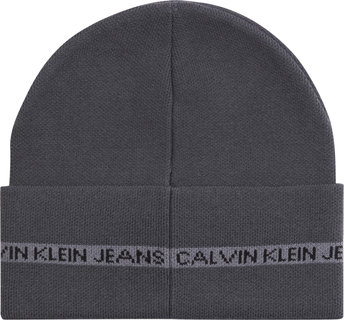 Luxusní Monogram beanie, Šedá barva, OS