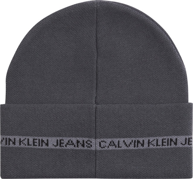 Luxusní Monogram beanie, Šedá barva, OS