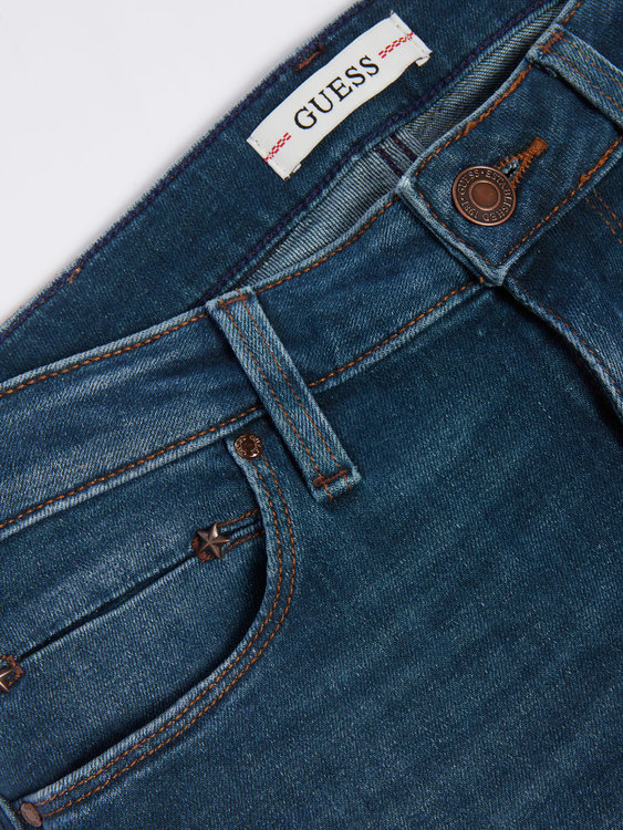Guess, Modrá barva Skinny fit jeans