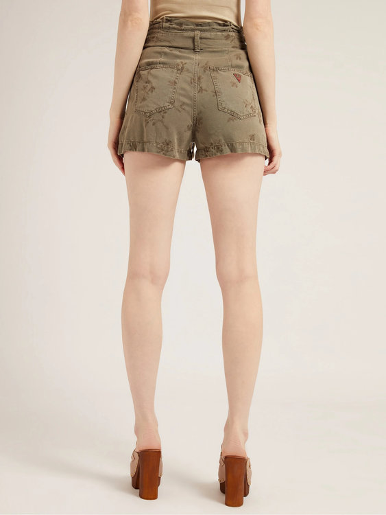 Módní Janna šortky, Khaki barva, 2022