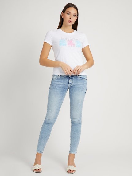 Luxusní Alissia triko, Bílá barva, XS, S, M, L, XL 1