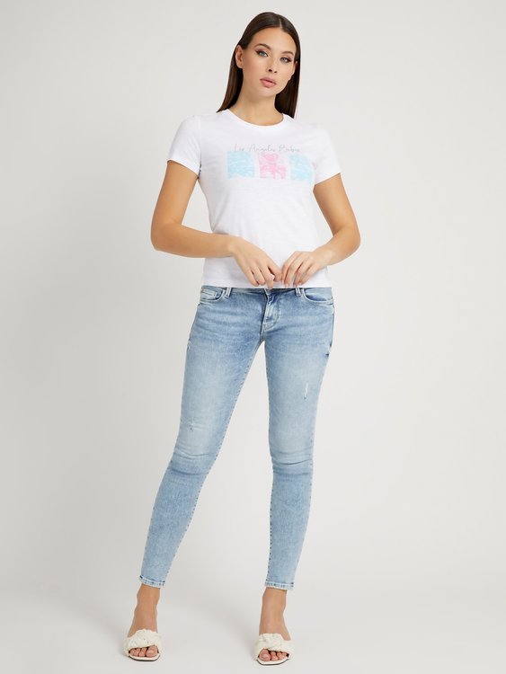 Luxusní Alissia triko, Bílá barva, XS, S, M, L, XL 1