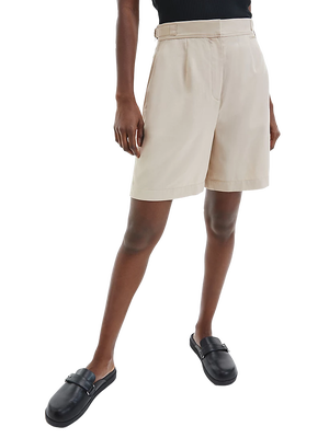 Calvin Klein – Utility kraťasy, Béžová barva