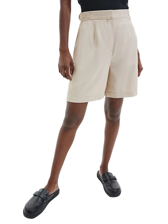 Calvin Klein – Utility kraťasy, Béžová barva
