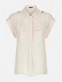 Luxusní Astrelle košile, Bílá barva, S