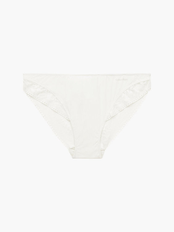 Calvin Klein Underwear – Ultra Soft Lace bikiny, Bílá barva