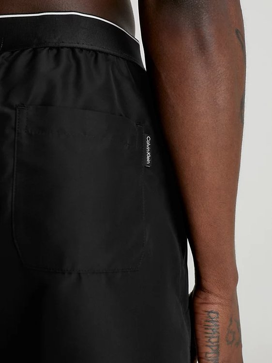 Luxusní CK Monogram plavky, Černá barva, S, M, L, XL