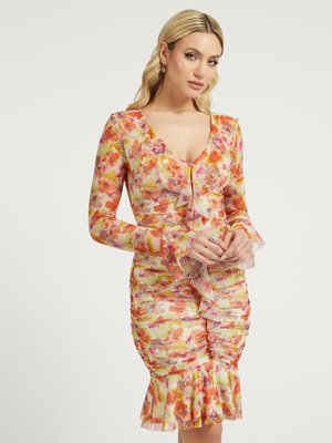 Rosalee šaty – GUESS, Oranžová barva Ženy