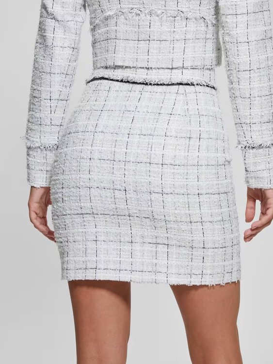 Sofia mini sukně – GUESS, Bílá, Multi barva Ženy