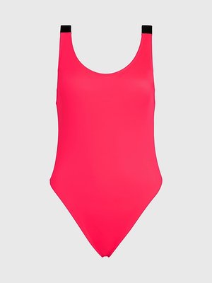 Calvin Klein Swimwear – Intense Power plavky, Červená barva