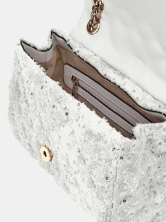 Rianee Quilt crossbody Bílá, Krémová barva Ženy