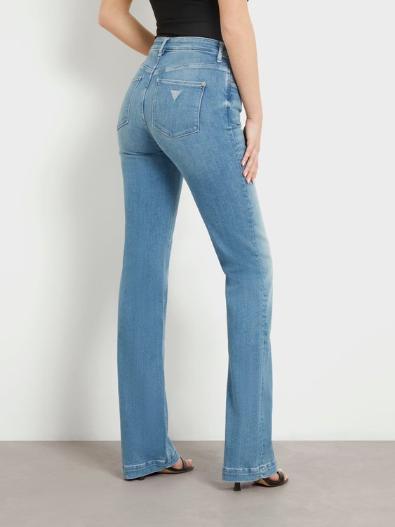 Módní Sexy Boot Power jeans, Modrá barva, 2024