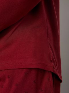 Luxusní MC Holiday Lounge pyžamový set, Červená barva, M, L, XL