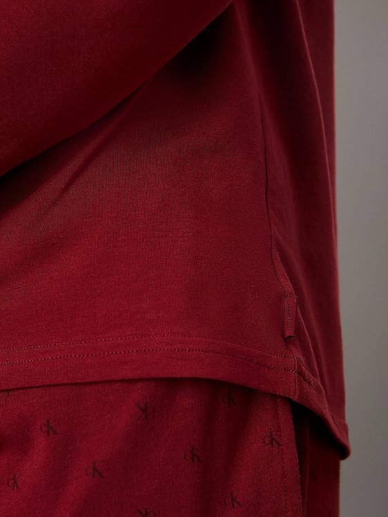 Luxusní MC Holiday Lounge pyžamový set, Červená barva, M, L, XL