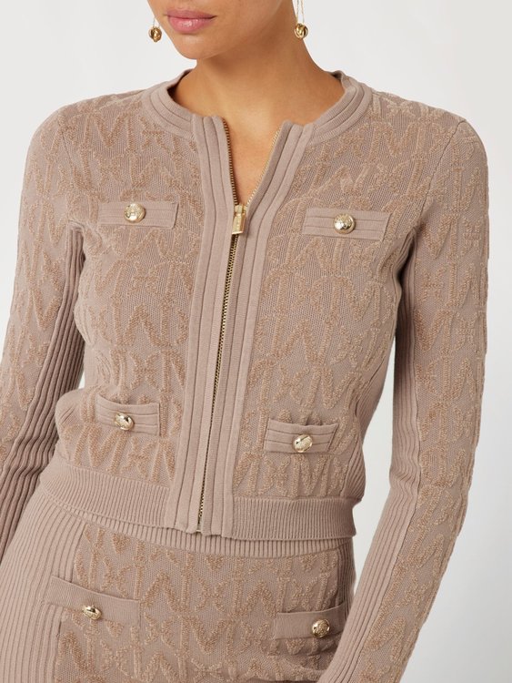 Luxusní Hermione Pencil sukně, Hnědá barva, XS, S, M