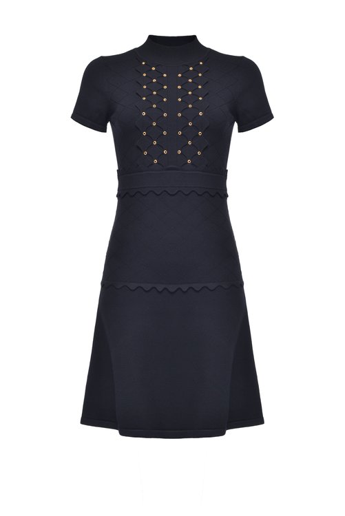 Pinko – Dominica šaty, Černá barva