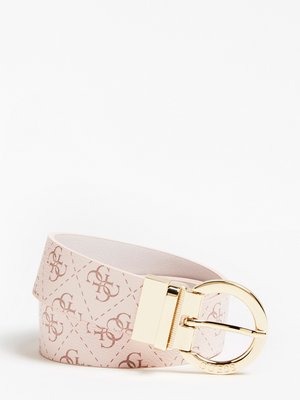Guess – Camy pásek, Bílá, Růžová, Zlatá barva