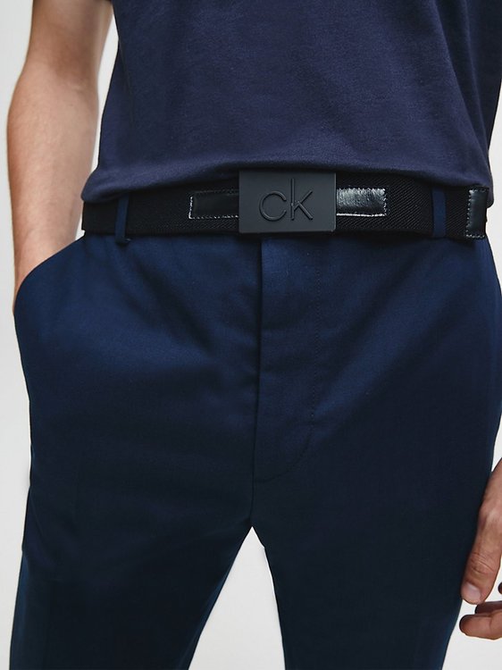 Pásek CK – Calvin Klein Jeans, Černá barva Muži, Muži, Muži, Muži