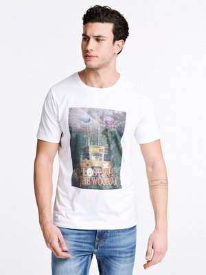 Guess – Teaser triko, Bílá barva