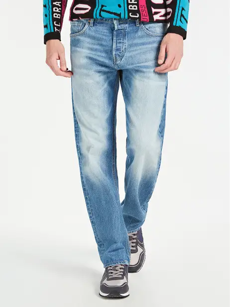 Guess – Hawn jeans, Modrá barva