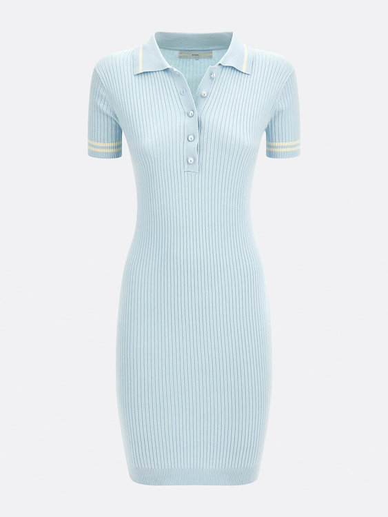 Luxusní Adelaide šaty, Modrá barva, XS, S, M, L