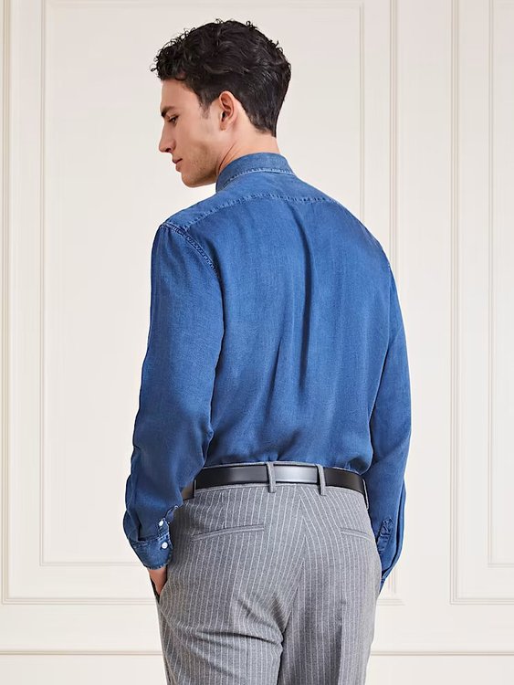 Joe košile – Marciano, Modrá barva Muži