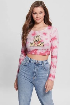 GUESS – Banksy Bunny triko, Růžová barva