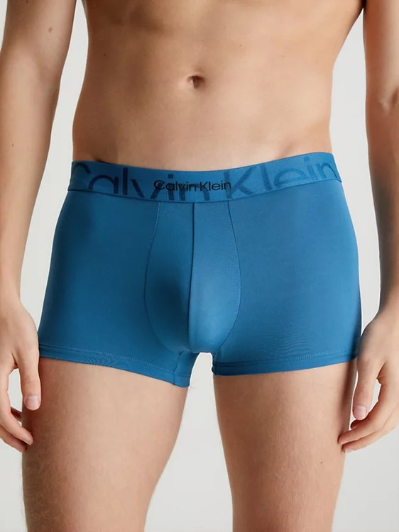 Embossed Icon boxery – Calvin Klein Underwear, Modrá barva Muži