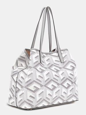Vikky Tote kabelka – GUESS, Bílá barva Ženy