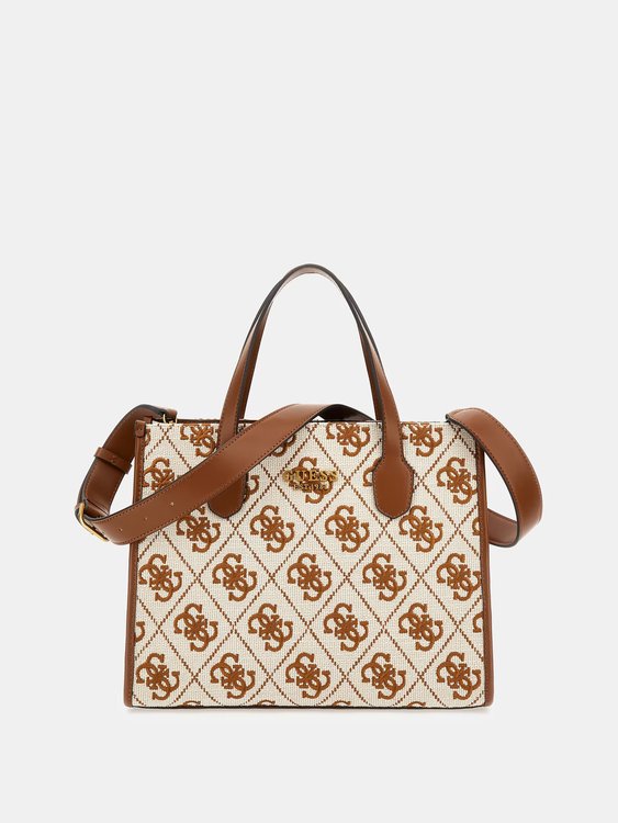 GUESS – Silvana kabelka, Hnědá barva