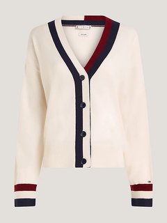 Wool Cashmere kardigan Krémová barva Ženy