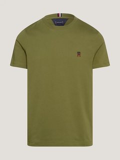 Small Monogram triko Khaki, Zelená barva Muži