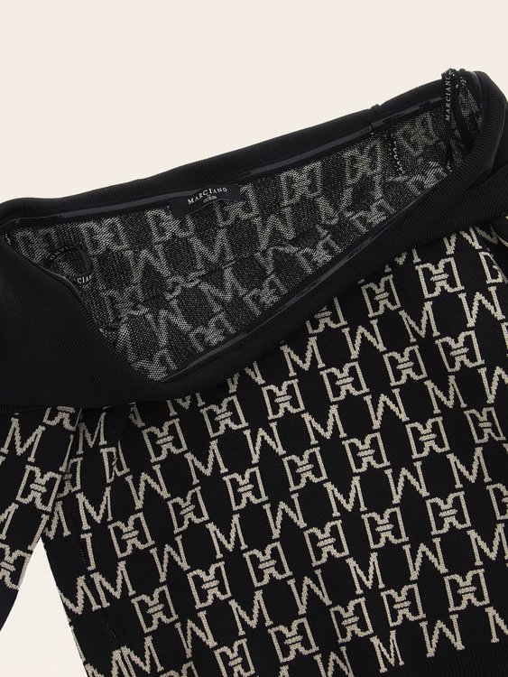 Luxusní Angelina svetr, Černá barva, XS, S, M, L