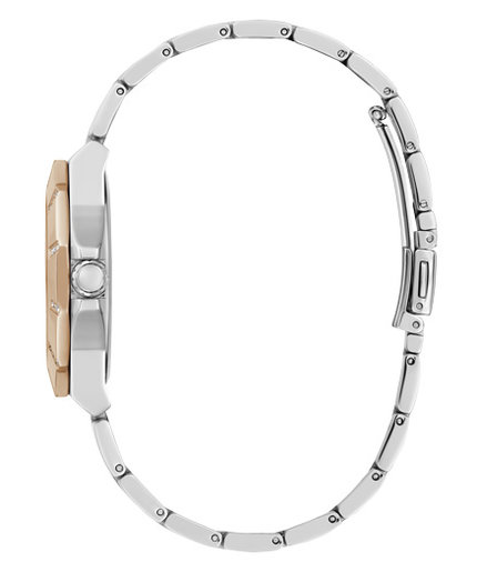 Módní Sunray hodinky, Růžové zlato, Stříbrná barva, 2023