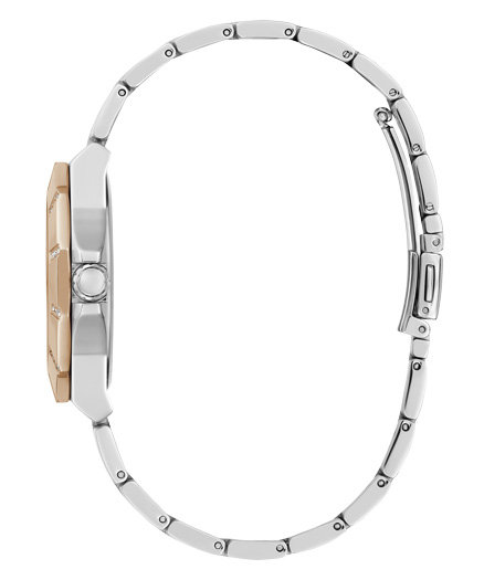 Módní Sunray hodinky, Růžové zlato, Stříbrná barva, 2023