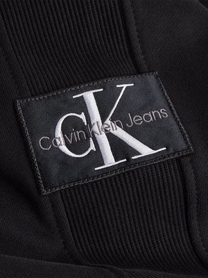 Badge mikina – Calvin Klein Jeans, Černá barva Muži