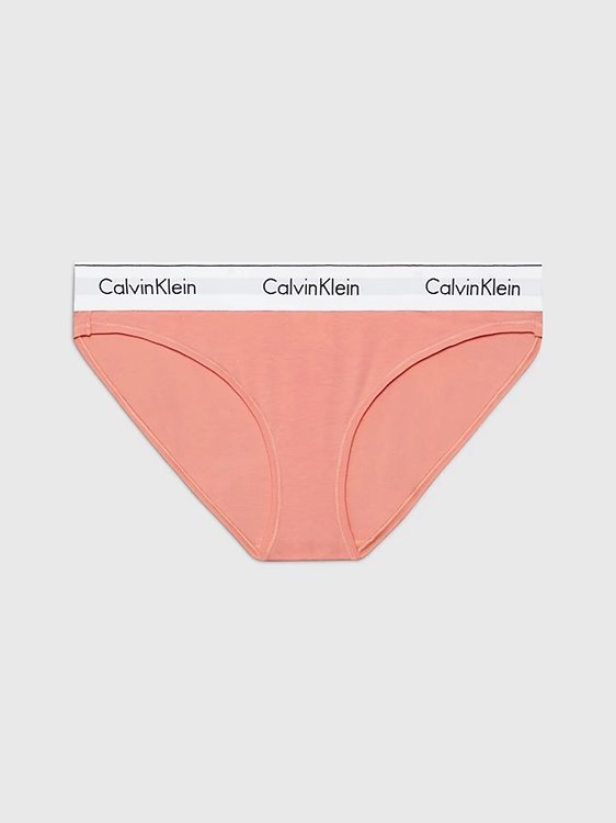 Calvin Klein Underwear – Modern Cotton bikiny, Korálová červená, Oranžová barva