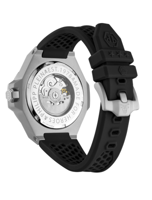 $KELETON ROYAL hodinky – Philipp Plein, Černá, Stříbrná barva Muži